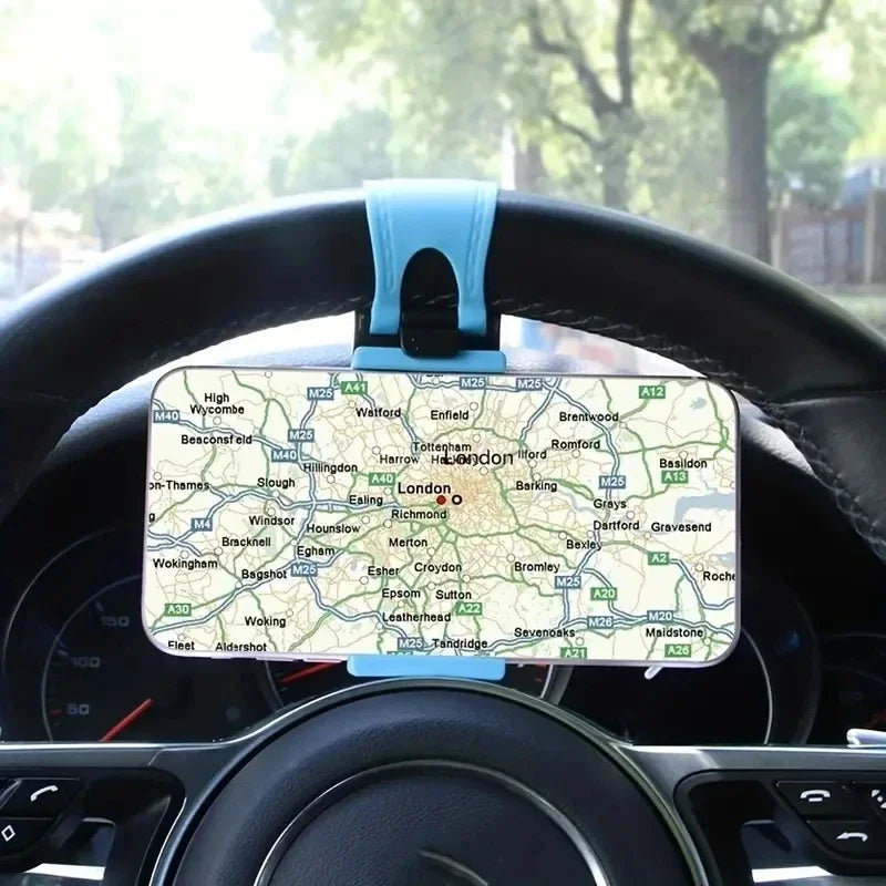 Universal Car Steering Wheel Phone Holder