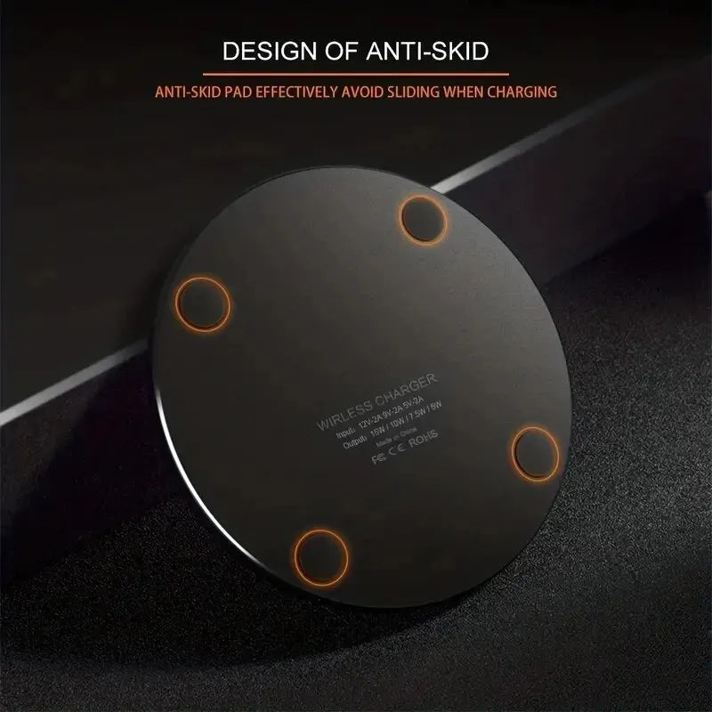 Wireless induction fast charging pad, dock station