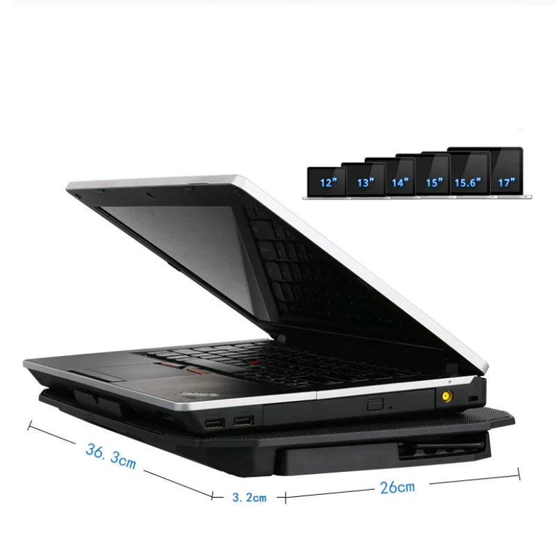 Adjustable Laptop Cooling Pad, Cooler Stand