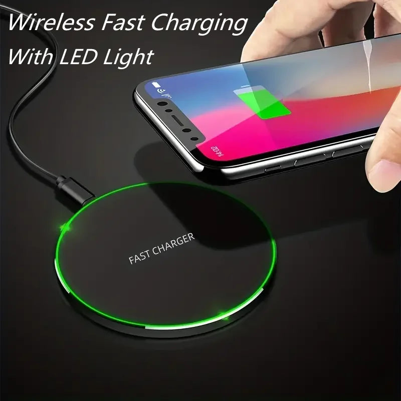 Wireless induction fast charging pad, dock station