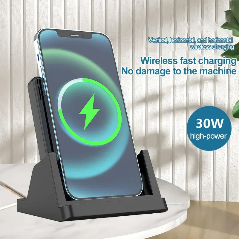 Wireless Charger Pad Phone Holder, ultra-thin desktop