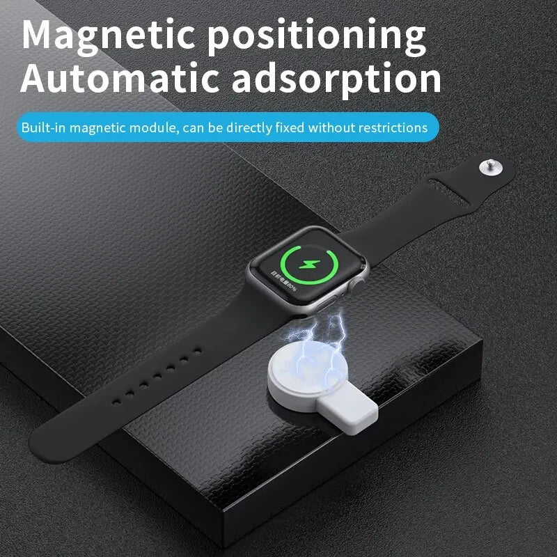 Fast Magnetic Watch Wireless Charger, Portable Charging Station