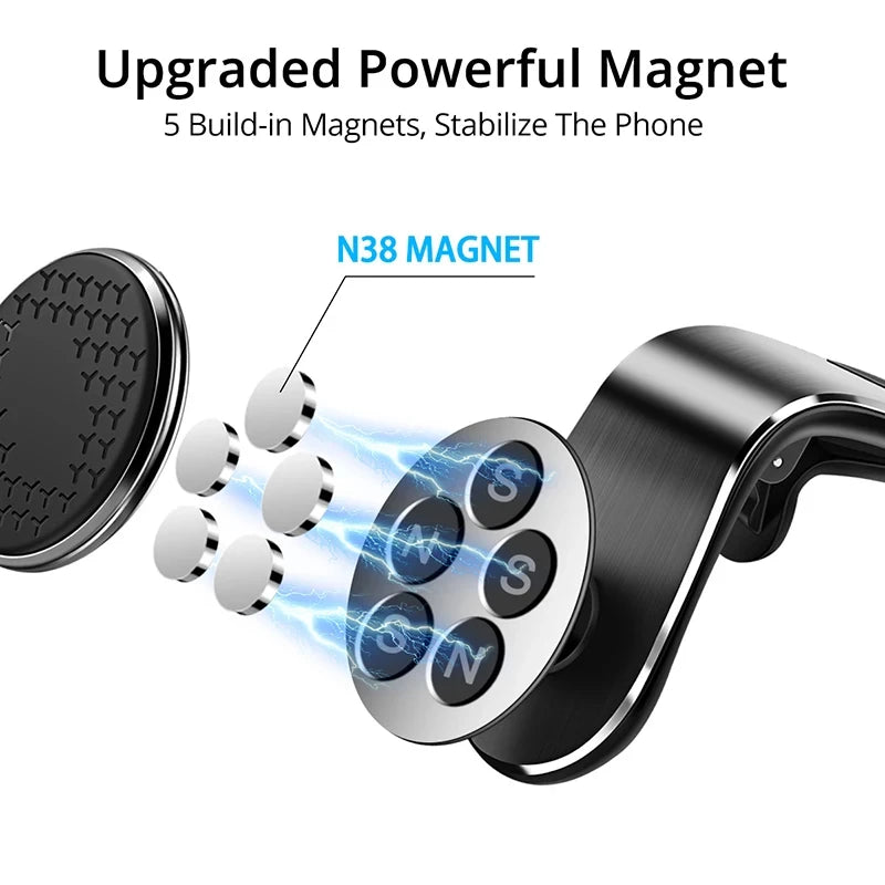 Magnetic Car Phone Holder Air Vent Mount
