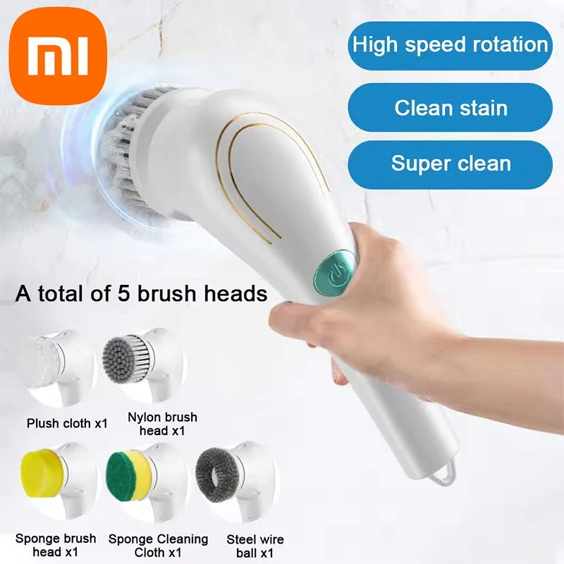 Multifunctional Electric Brush Cleaner, 360 Degree Rotation