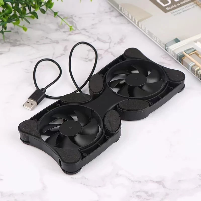 Foldable USB Mini Laptop Fan Stand, Notebook Cooler, Cooling Pad