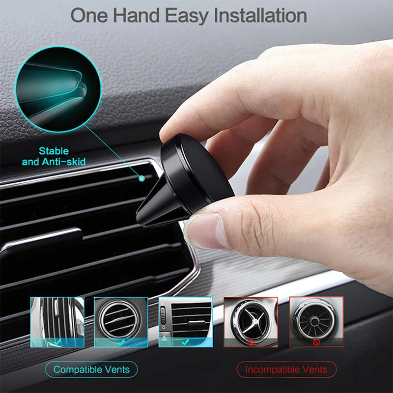 Magnetic Mount Air Vent Car Phone Holder