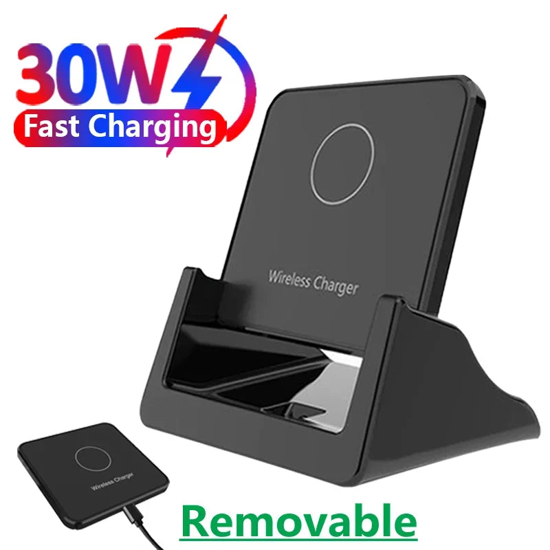 Wireless Charger Pad Phone Holder, ultra-thin desktop