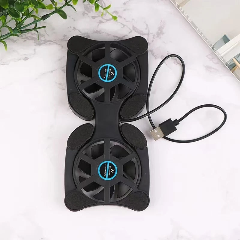 Foldable USB Mini Laptop Fan Stand, Notebook Cooler, Cooling Pad