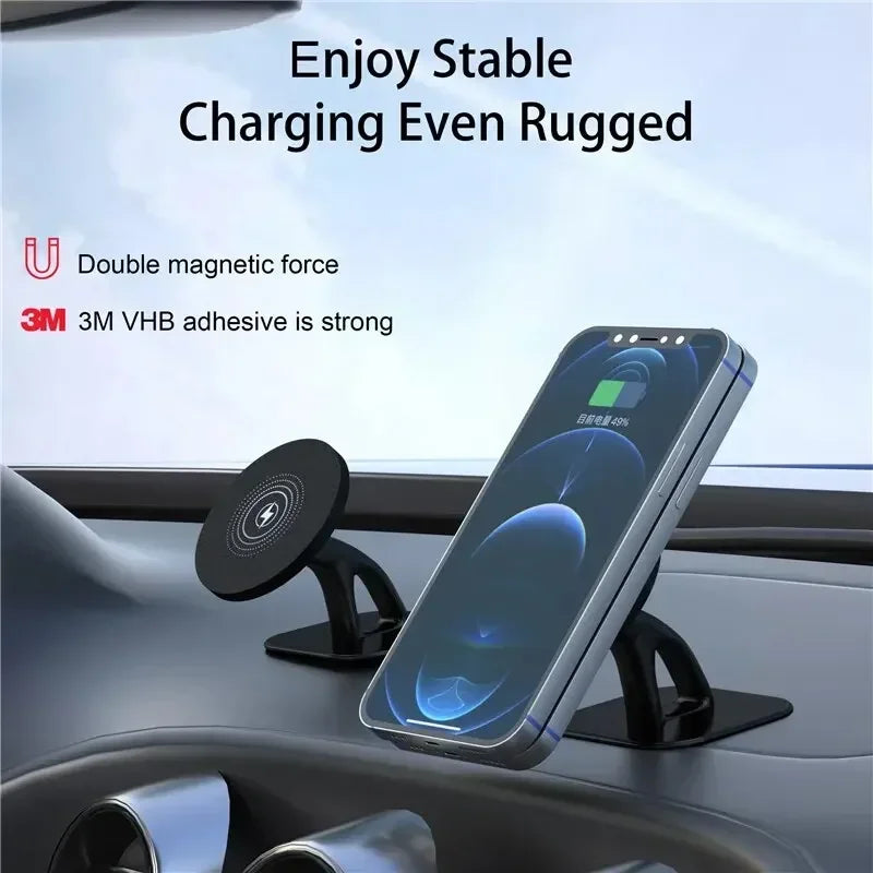 Magnetic Wireless Car Charger, Phone Holder