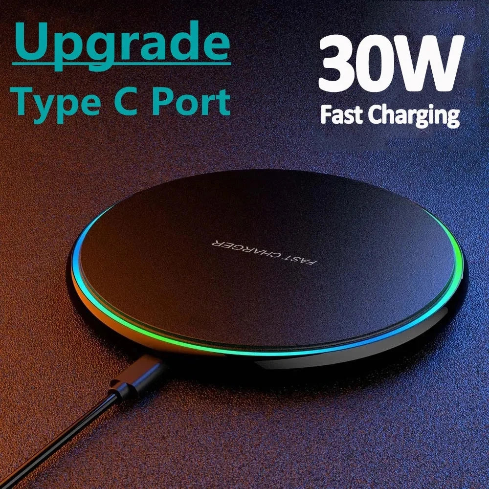 Wireless induction fast charging pad, dock station