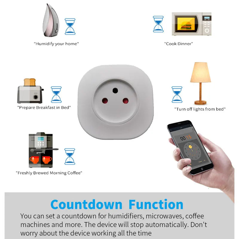 Smart WiFi Power Plug, Wireless Socket