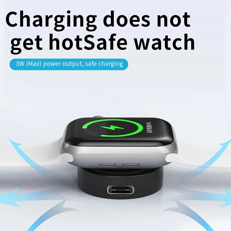 Fast Magnetic Watch Wireless Charger, Portable Charging Station