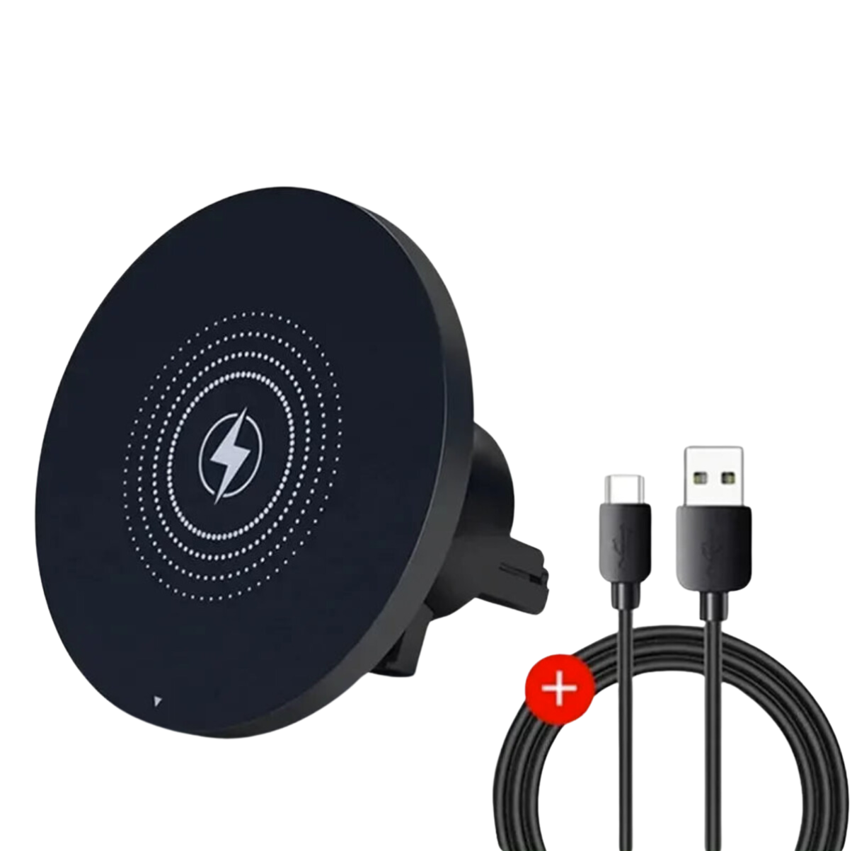 Magnetic Wireless Car Charger, Phone Holder