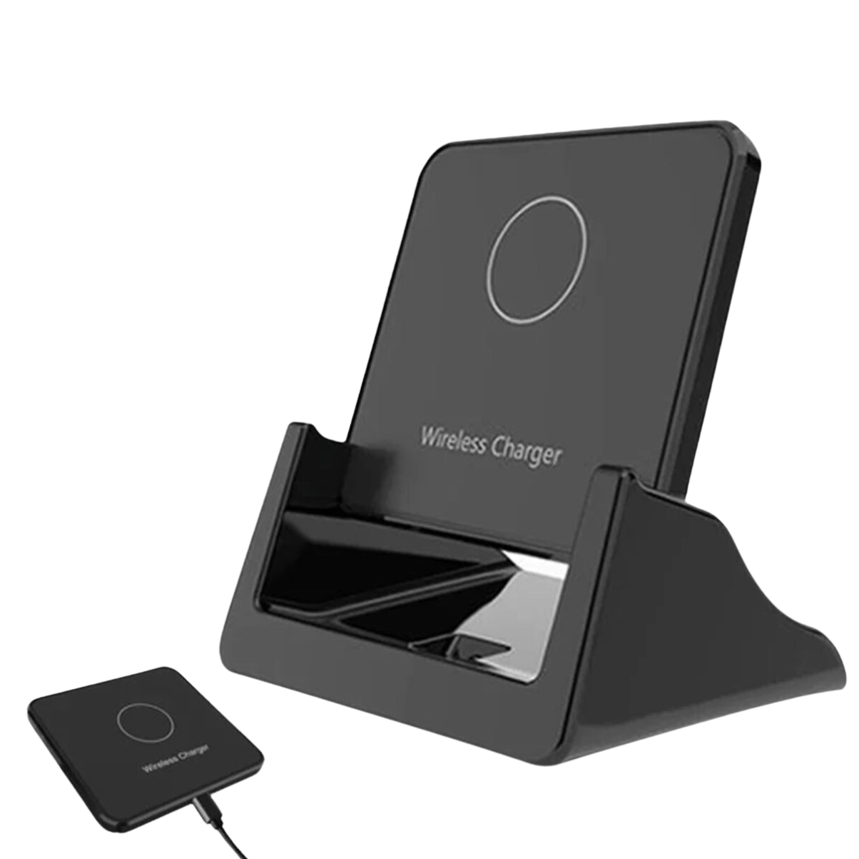 Wireless Charger Pad Phone Holder, ultra-thin desktop